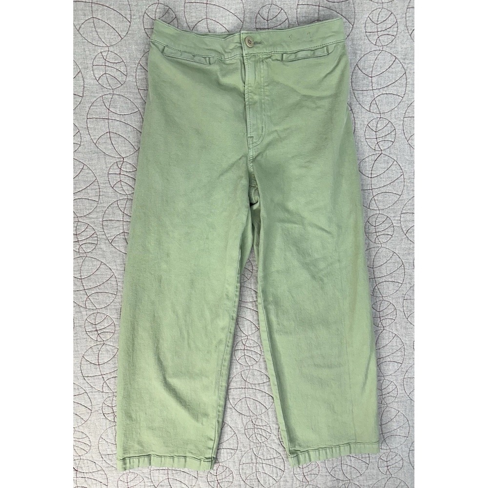 Madewell Emmett Wide-Leg Crop Pant Pistachio Green / Women's 27